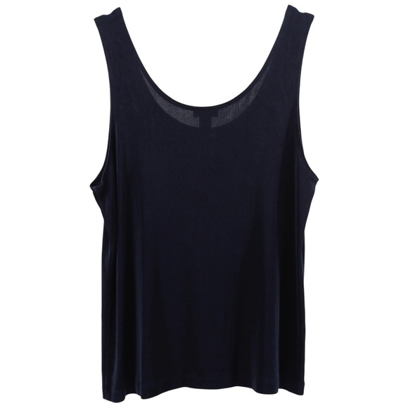 Chico's Travelers Black Closet Staple Capsule Minimalist Tank Size 12/L - Picture 5 of 7